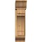 Ekena Millwork Merced Traditional Rough Sawn Bracket w/ Offset Brace, Western Red Cedar, 8"W x 24"D x 32"H BKT0806X24X32MRC01RWR - alternate 2
